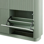 Maru 4-Door Shoe Storage Cabinet, Sage Green
