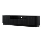 Maru 200cm Wide TV Unit with Drawers, Black