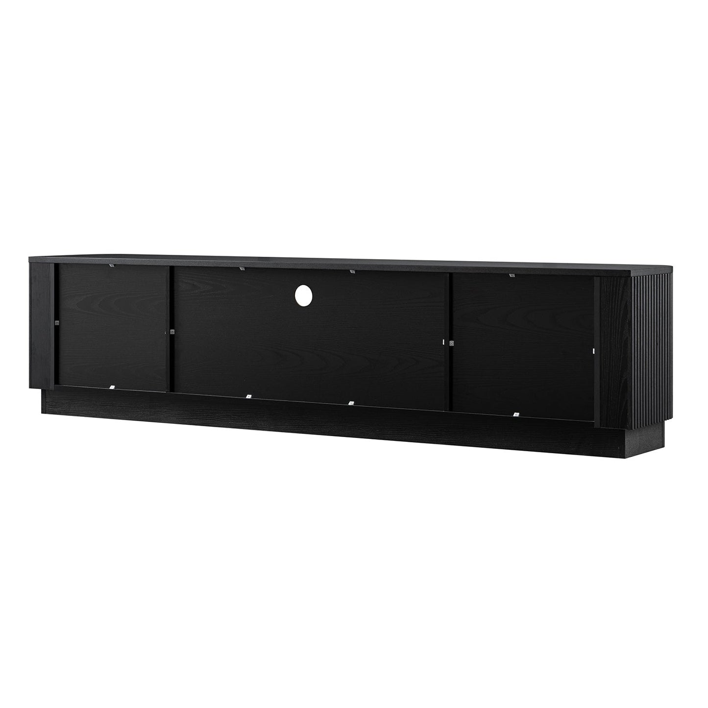 Maru 200cm Wide TV Unit with Drawers, Black