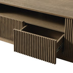 Maru 200cm Wide TV Unit with Drawers, Silver Oak