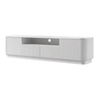 Maru 200cm Wide TV Unit with Drawers, Washed White