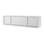 Maru 200cm Wide TV Unit with Drawers, Washed White