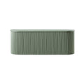 Maru Storage Ottoman Bench, Sage Green