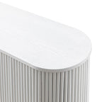 Maru Storage Ottoman Bench, Washed White