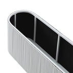 Maru Storage Ottoman Bench, Washed White