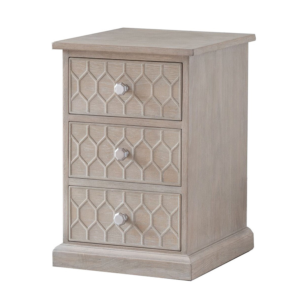 Odiham Bedside Table - Aged Oak