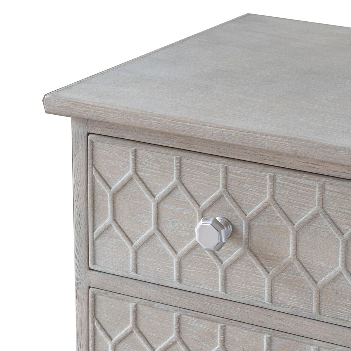 Odiham Bedside Table - Aged Oak