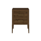 Abberley 2 Drawer Bedside Table - Brown