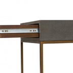 Hampton Bedside - Grey Shagreen