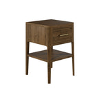 Abberley 1 Drawer Bedside Table - Brown