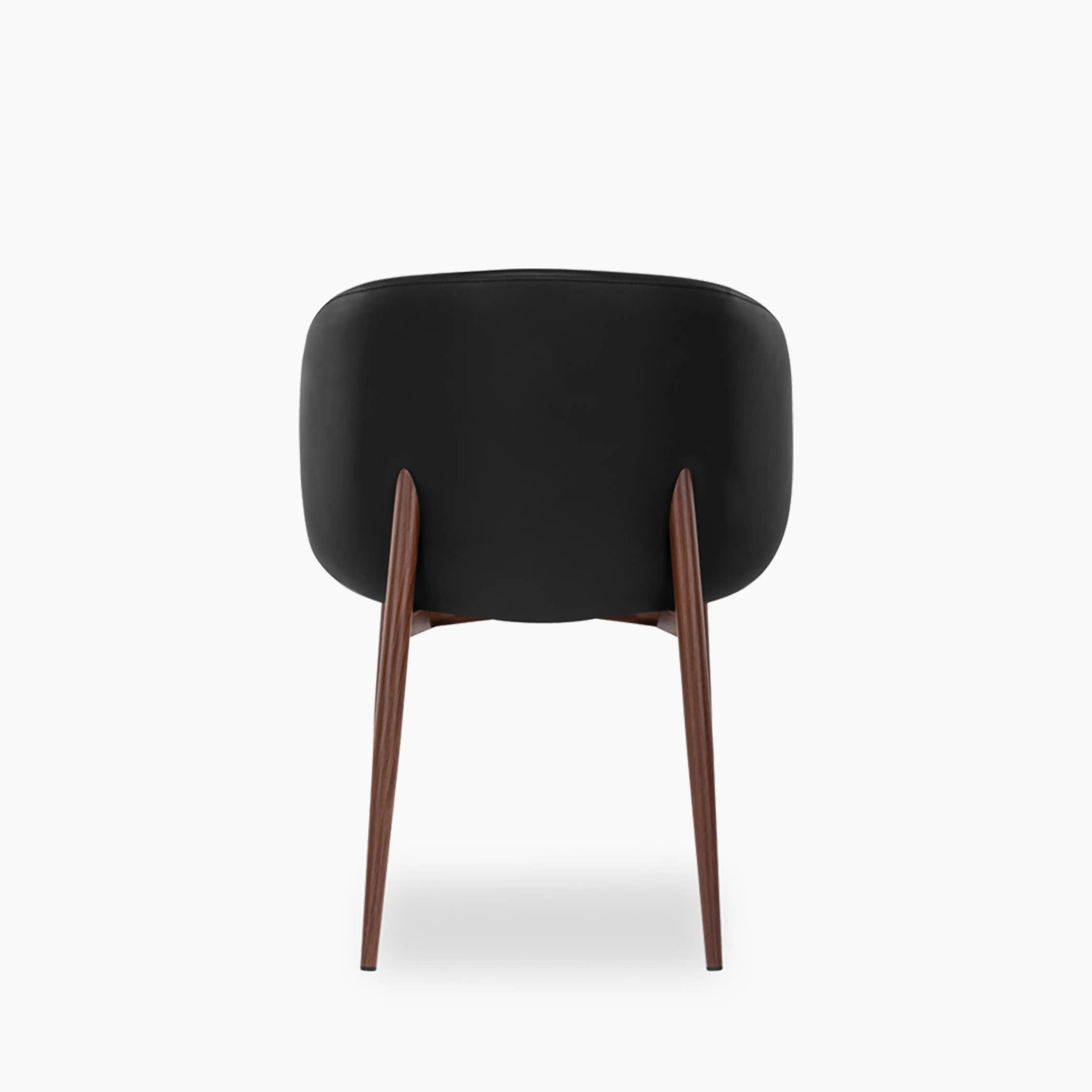 Cameron Dining Chair | Noir Black Faux Leather
