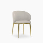 Cameron Dining Chair | Speckled Stone Sustainable Boucle
