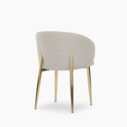 Cameron Dining Chair | Speckled Stone Sustainable Boucle