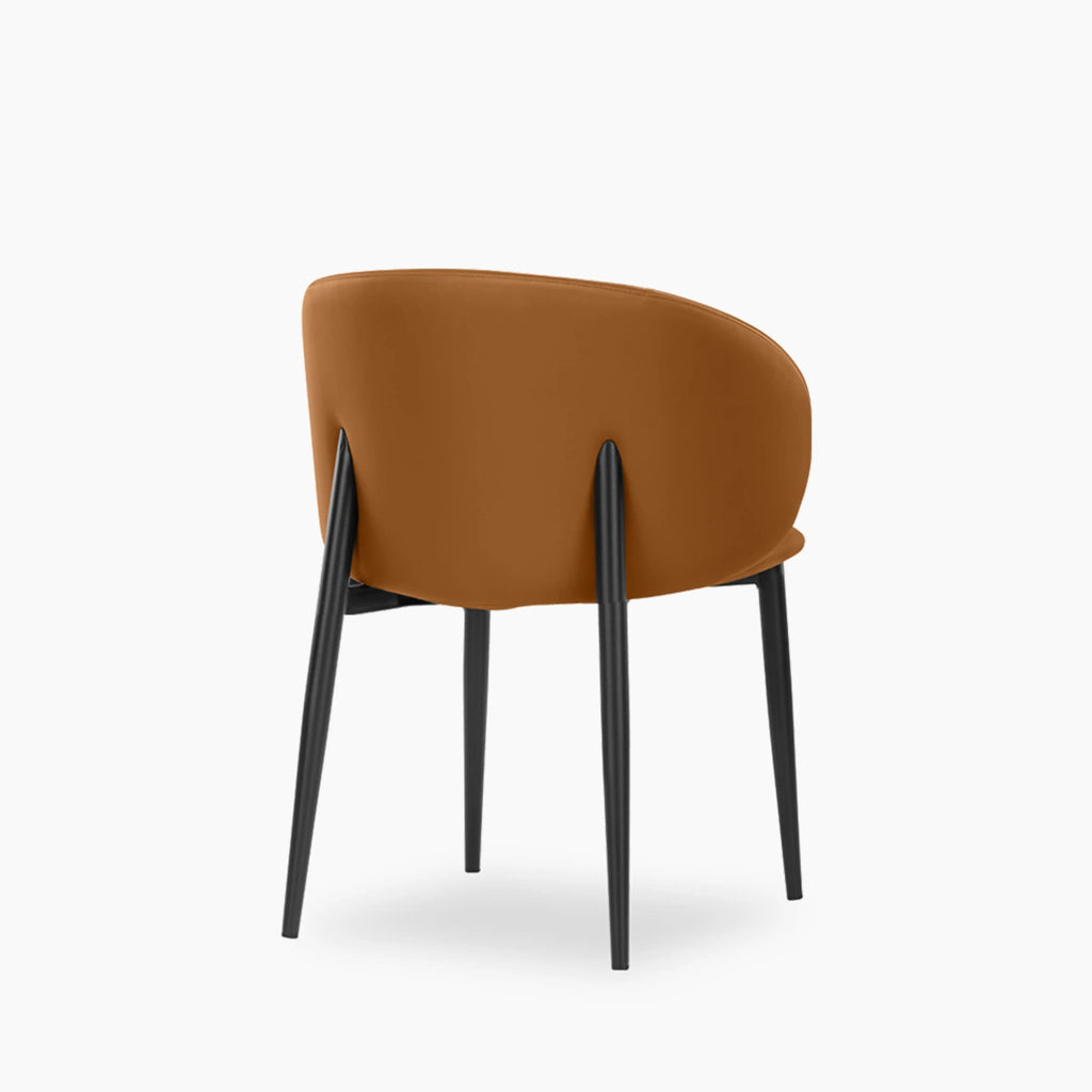 Cameron Dining Chair | Tuscan Tan Faux Leather