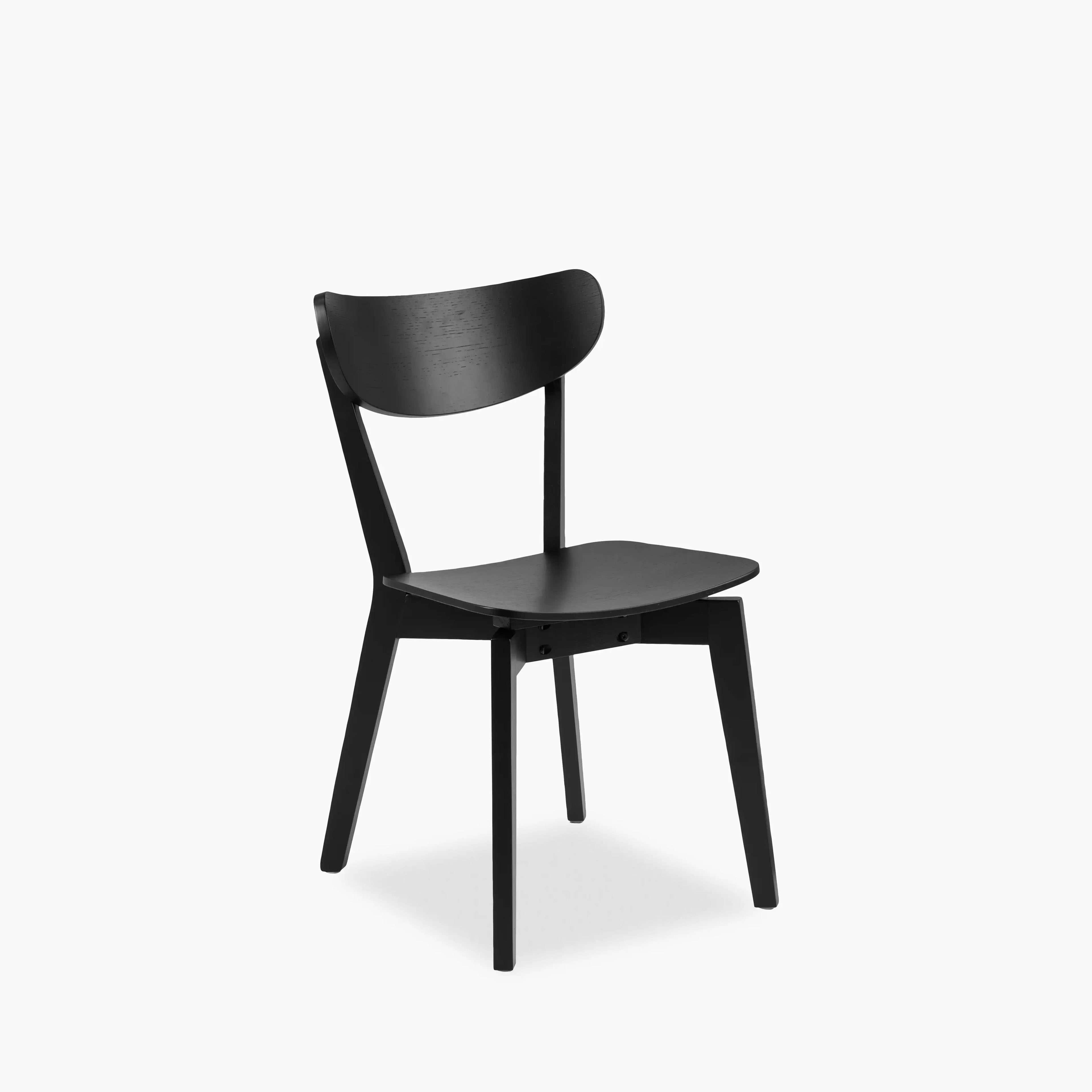 Roxby Wooden Dining Chair | Black