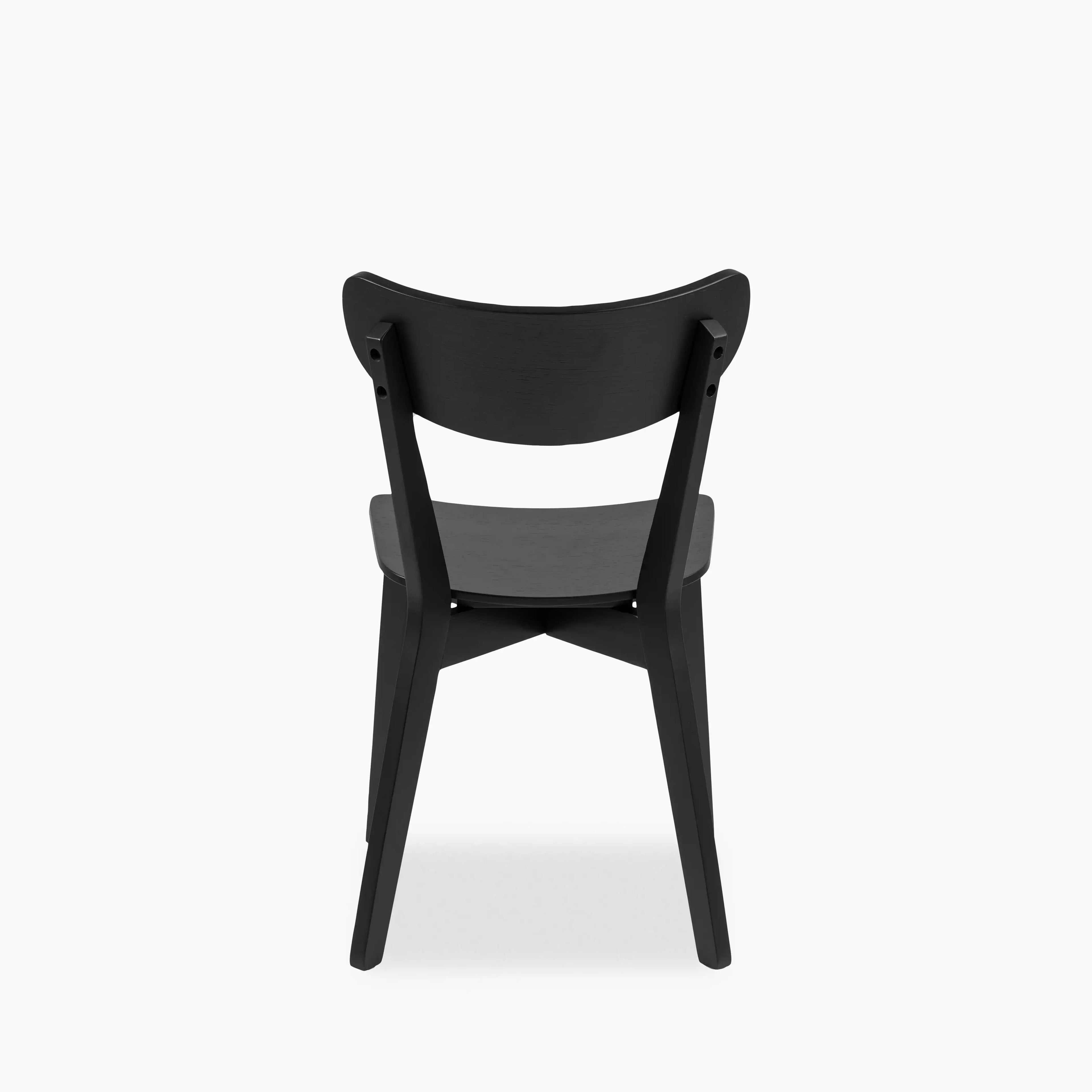 Roxby Wooden Dining Chair | Black