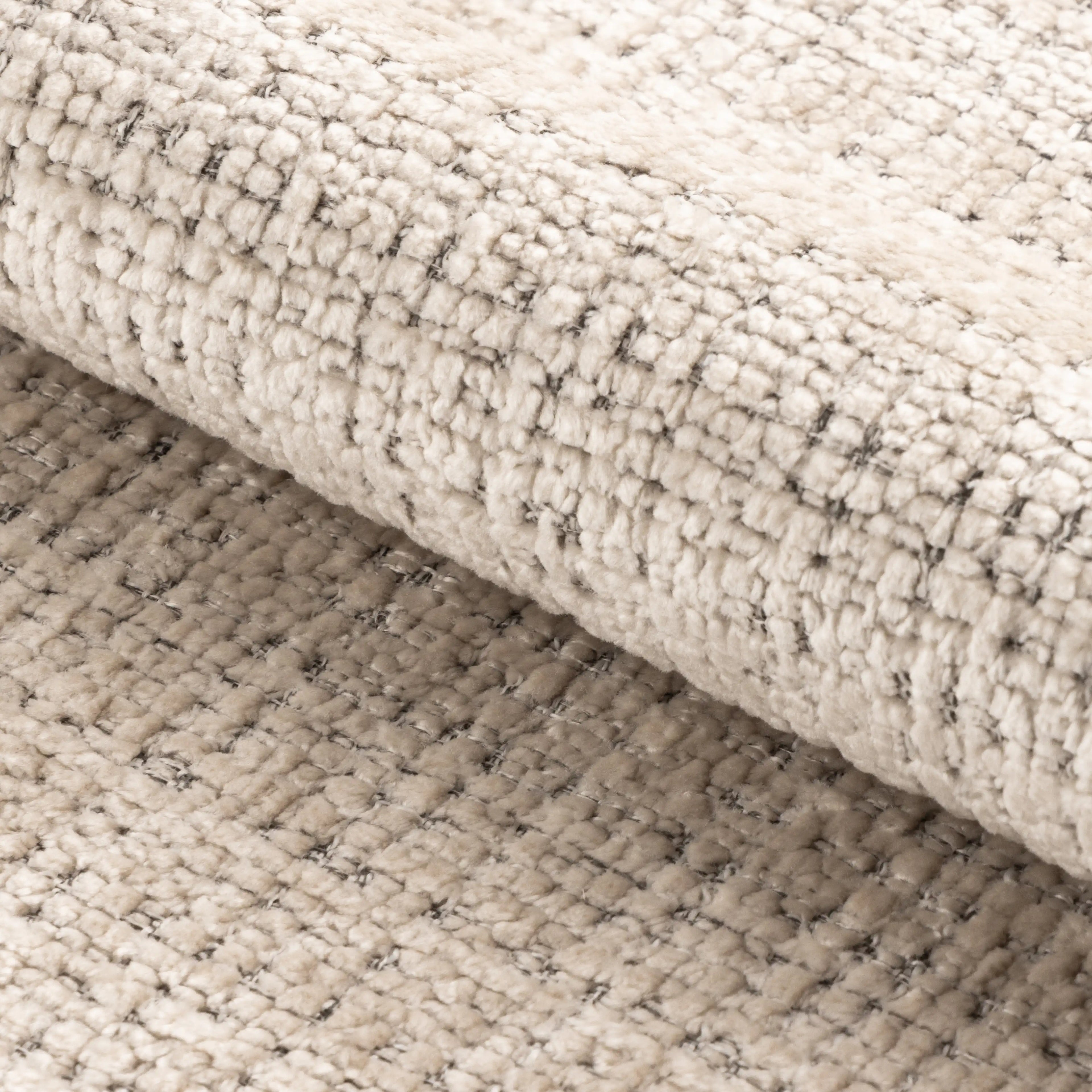 Darlene Dining Chair | Natural Chunky Weave Fabric & Smoked Walnut