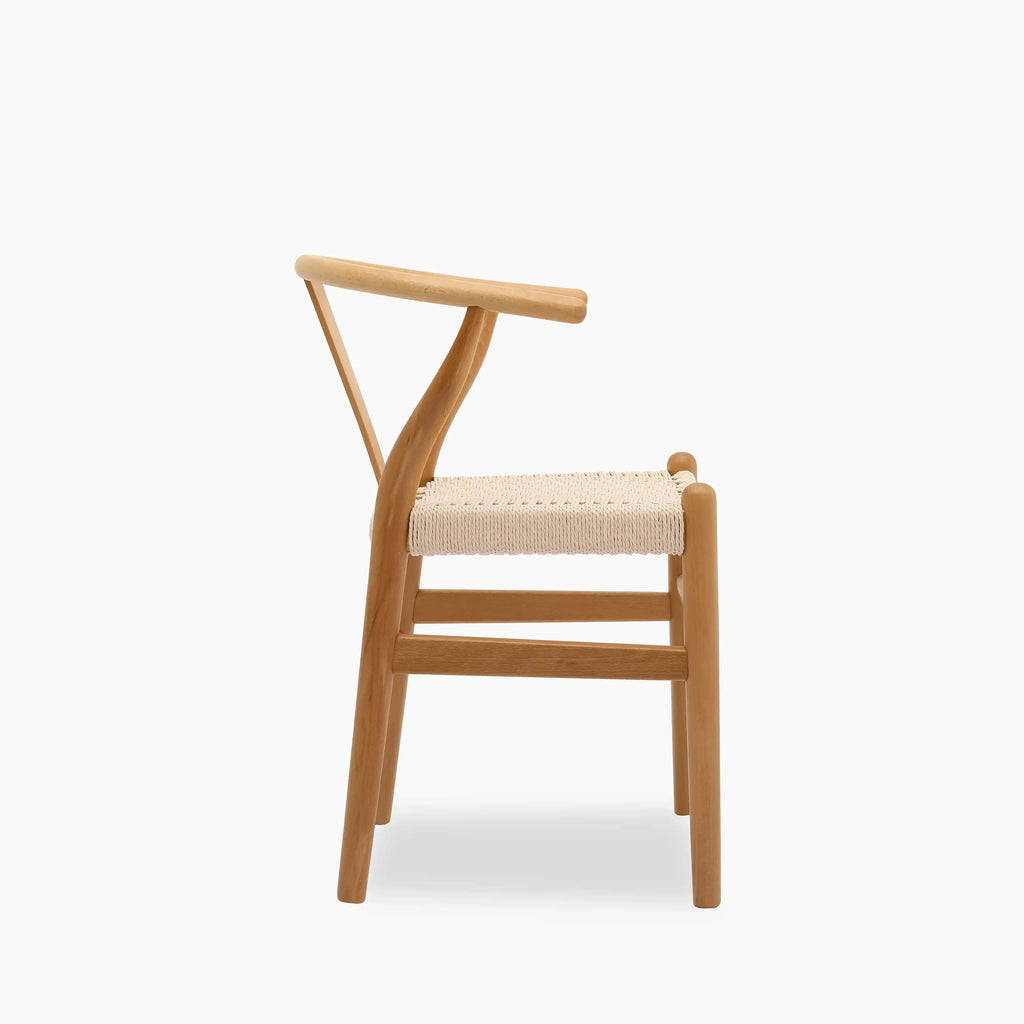 Bjorn Wooden Dining Chair | Natural Weave & Oak