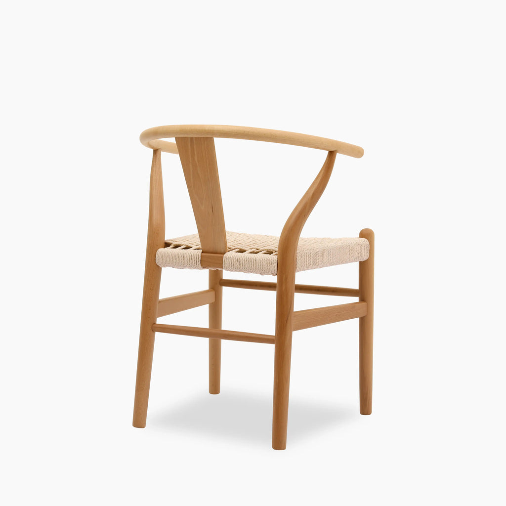 Bjorn Wooden Dining Chair | Natural Weave & Oak