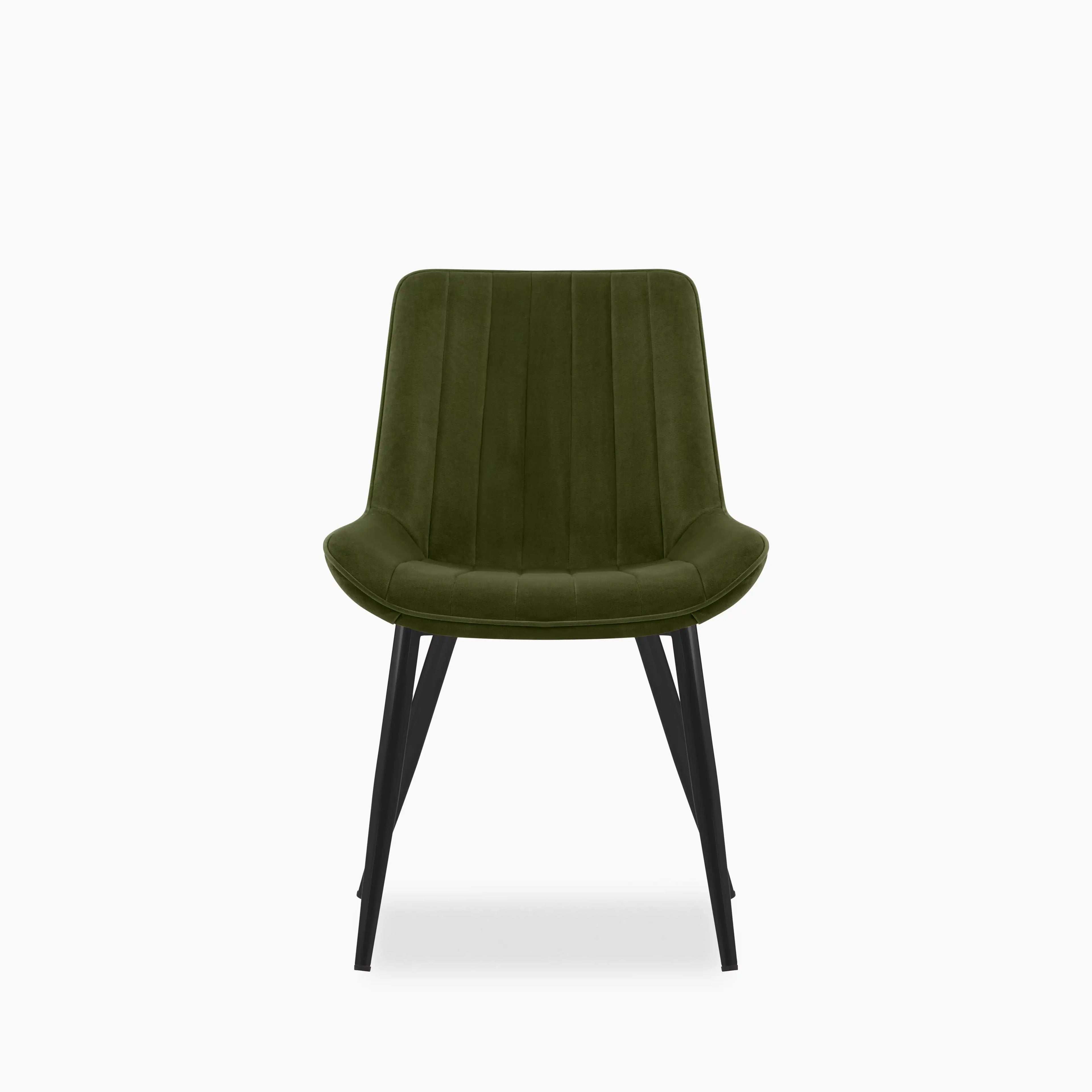 Taylor Dining Chair | Olive Green Sustainable Velvet