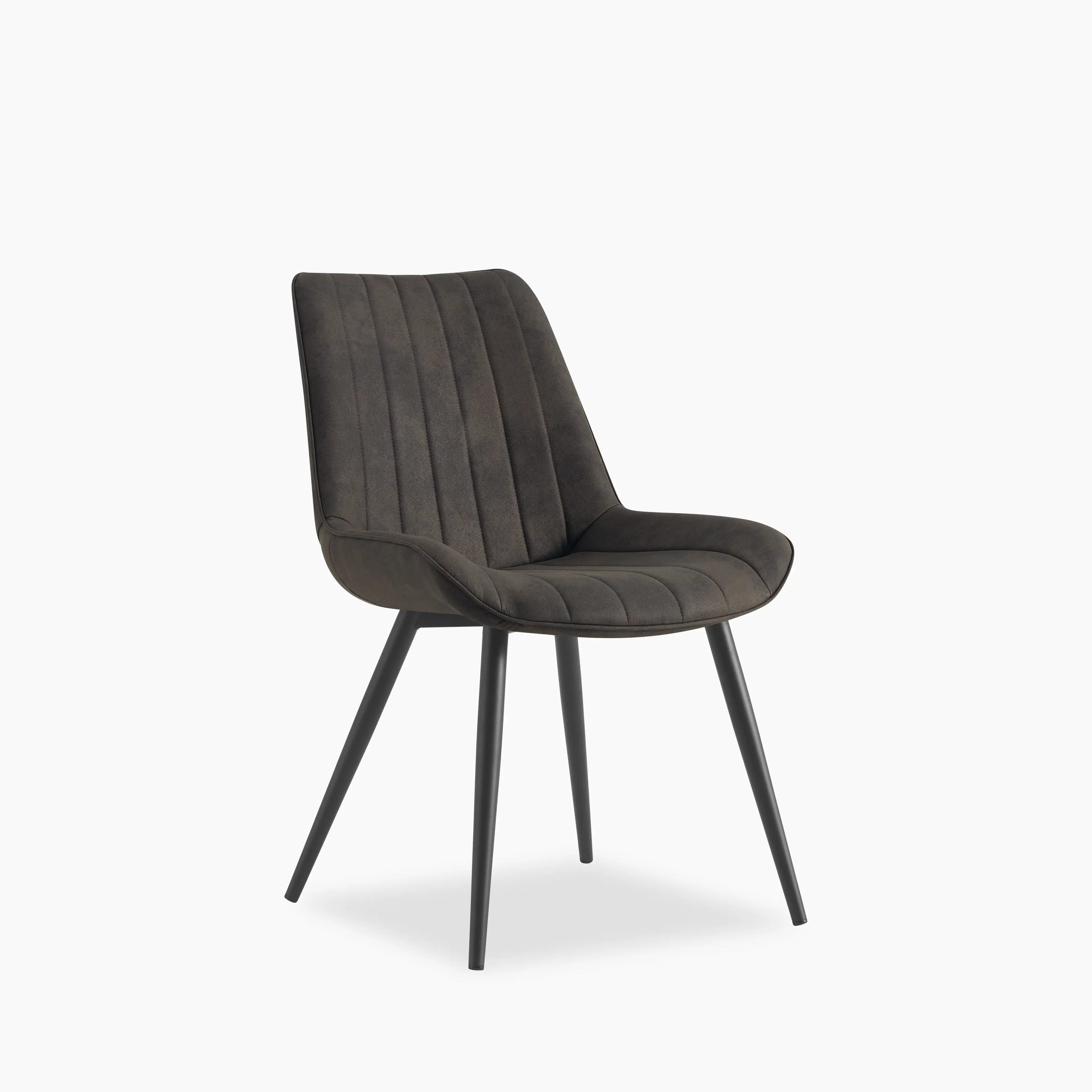 Taylor Dining Chair | Vintage Dark Grey Faux Leather