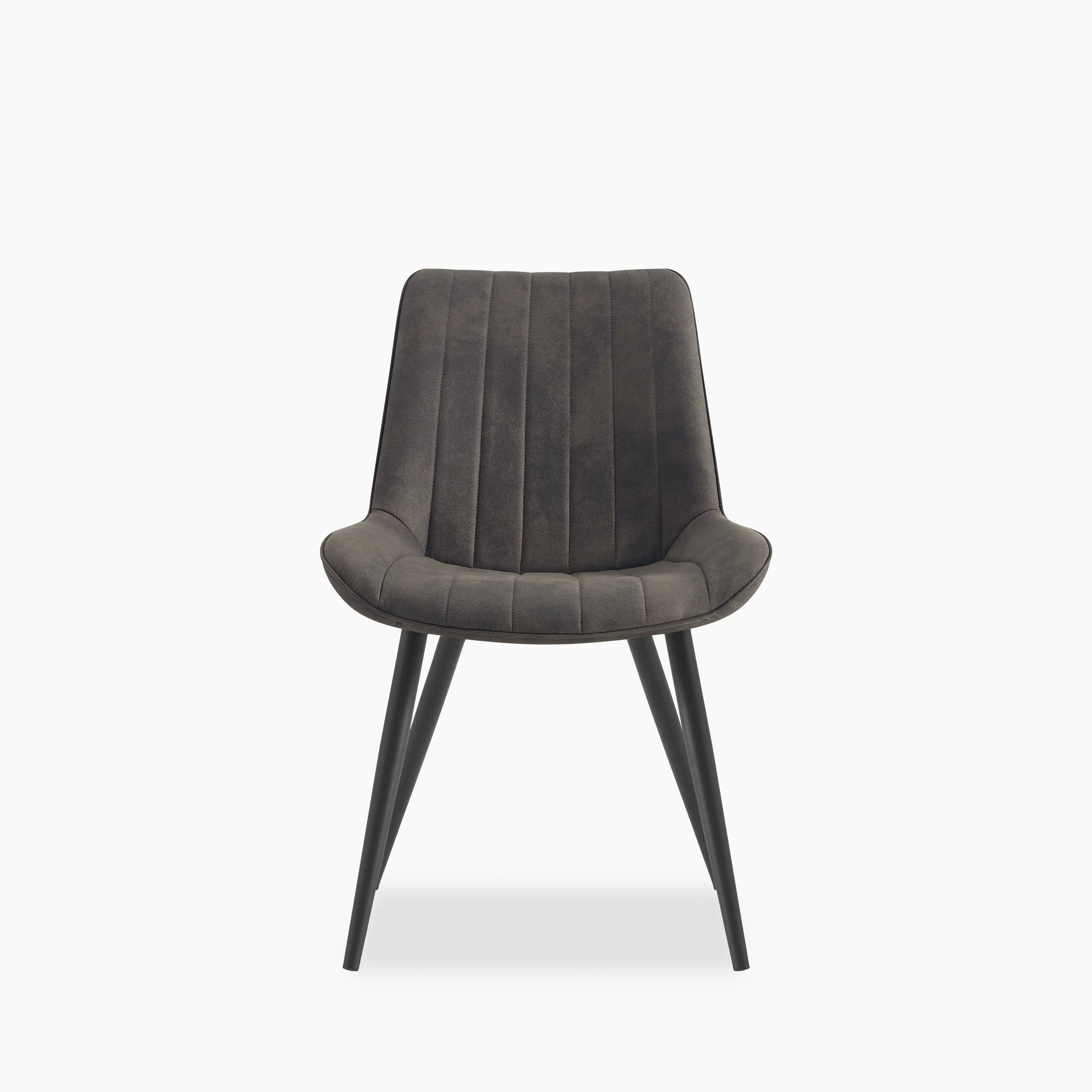 Taylor Dining Chair | Vintage Dark Grey Faux Leather