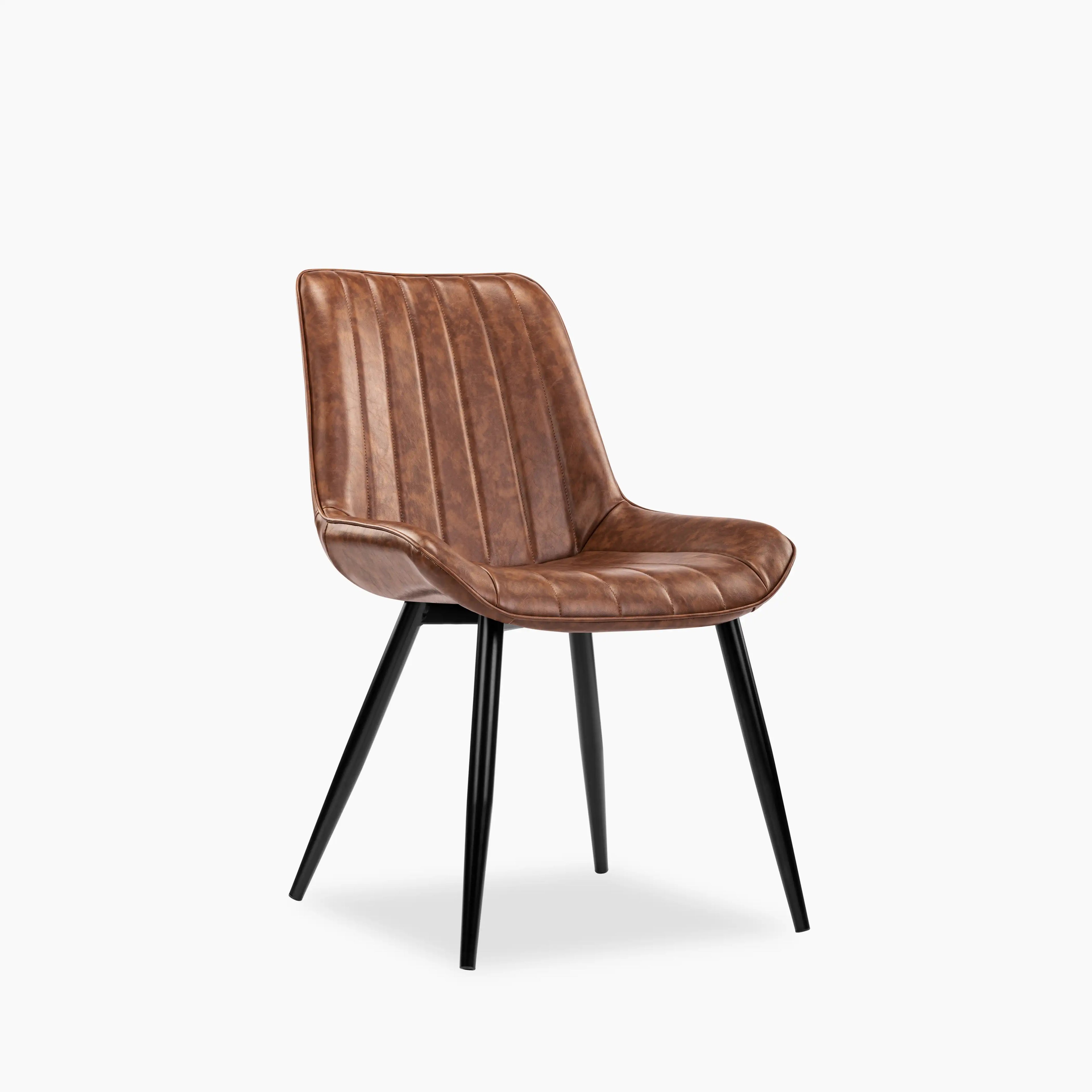 Taylor Dining Chair | Vintage Tan Faux Leather