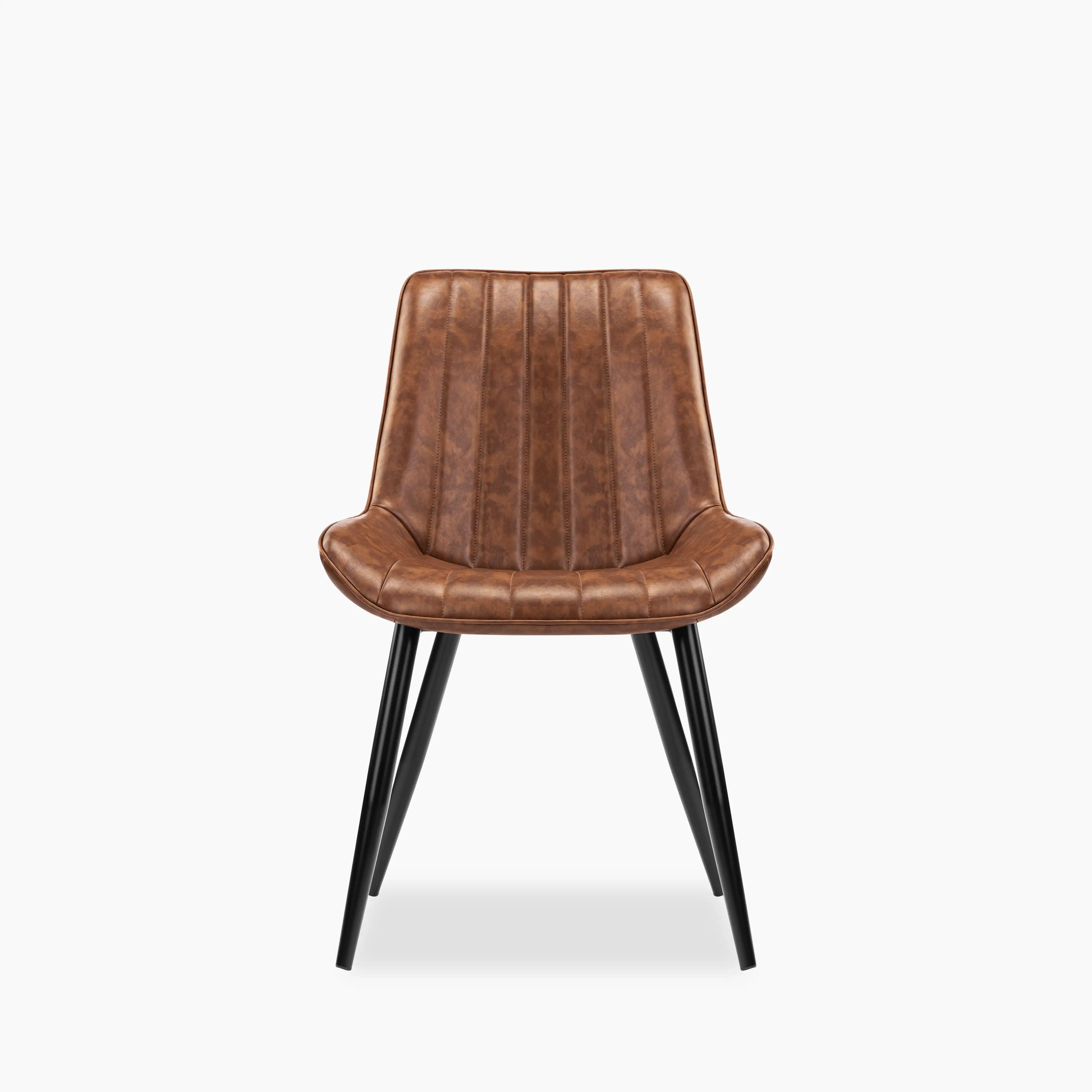 Taylor Dining Chair | Vintage Tan Faux Leather