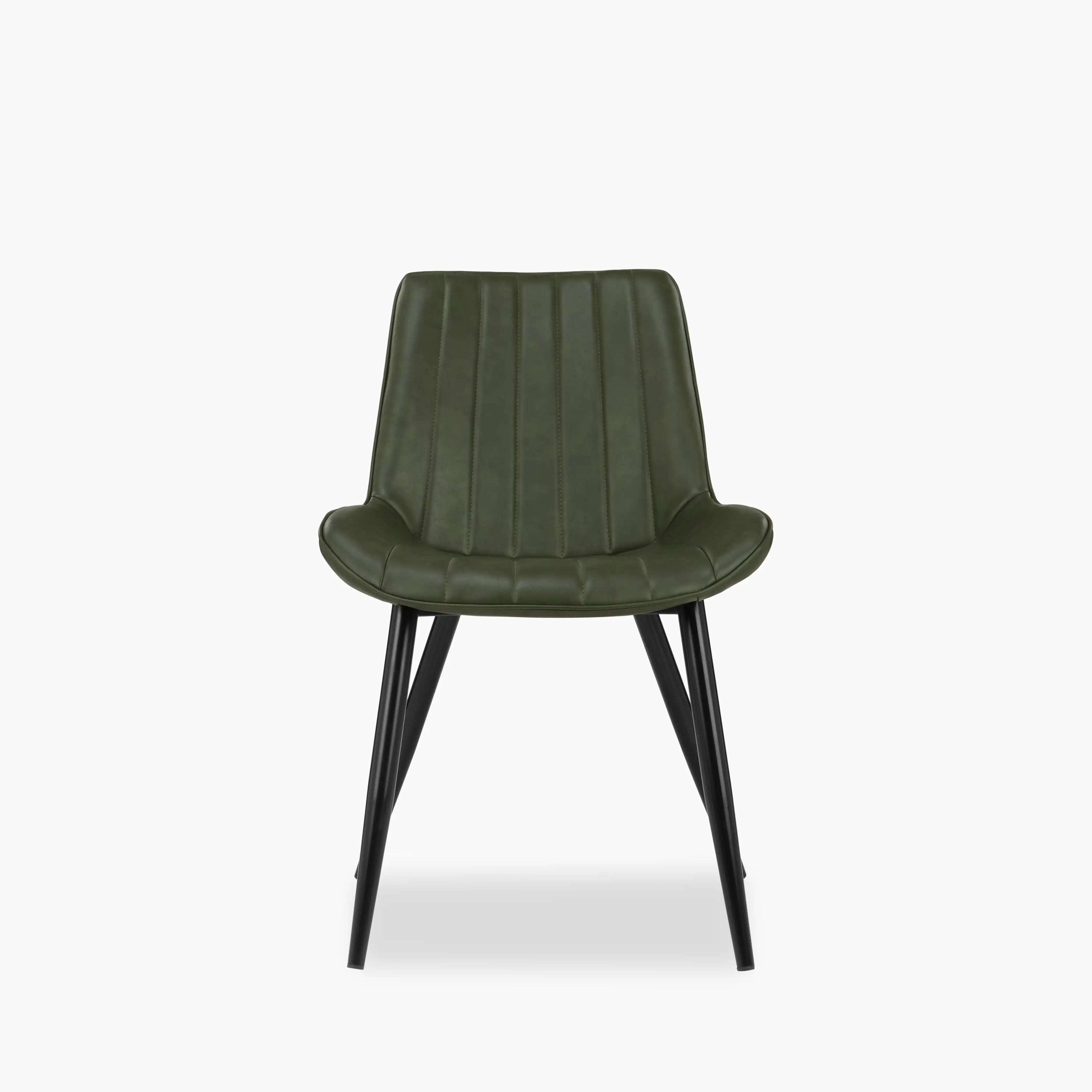 Taylor Dining Chair | Vintage Green Faux Leather