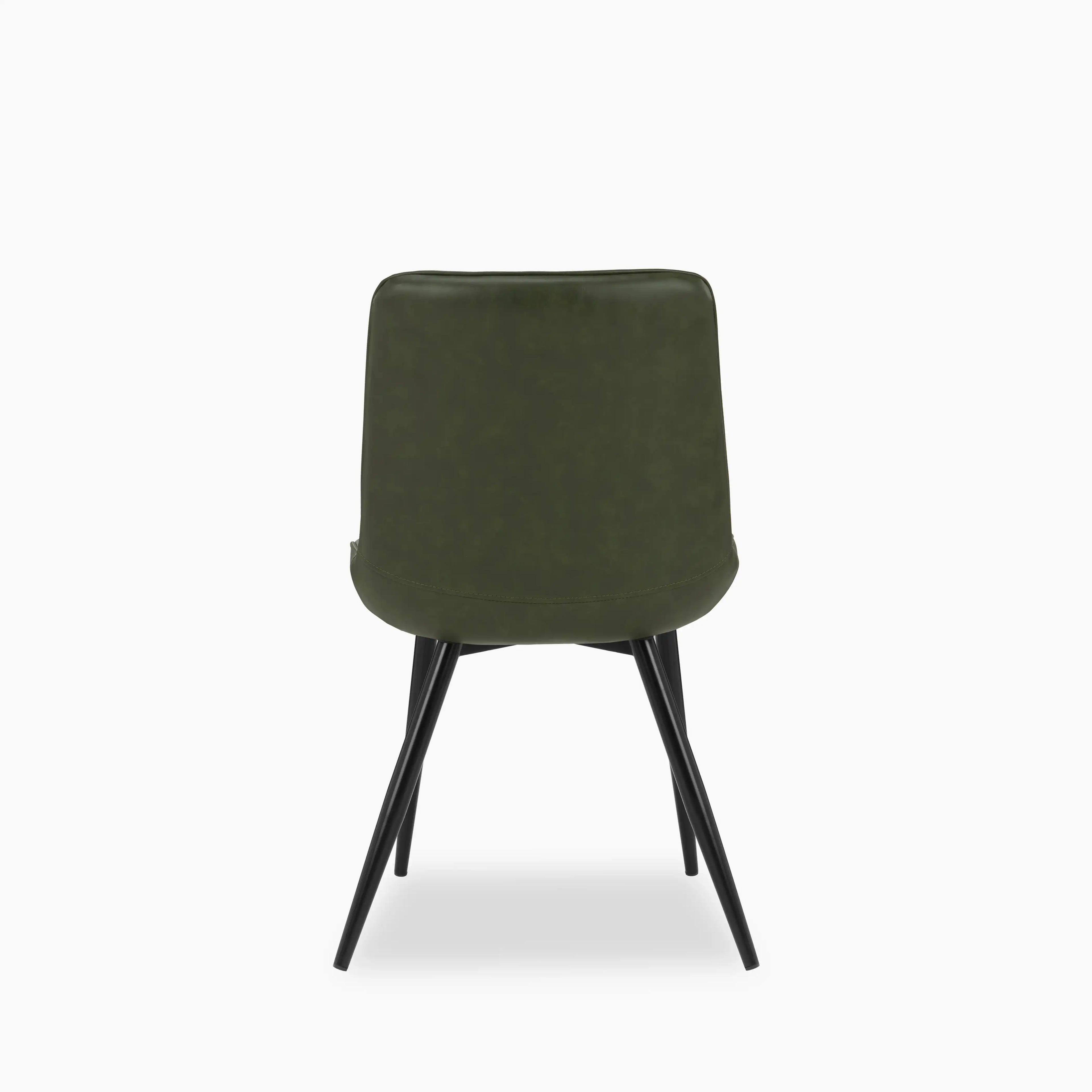 Taylor Dining Chair | Vintage Green Faux Leather