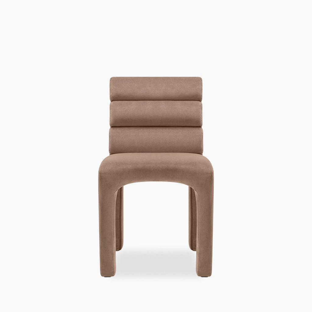 Arlo Dining Chair | Taupe Sustainable Velvet