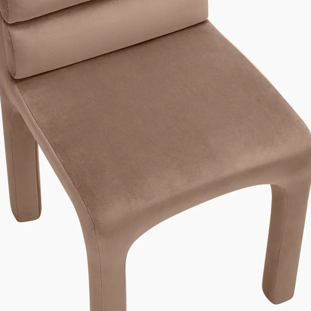 Arlo Dining Chair | Taupe Sustainable Velvet