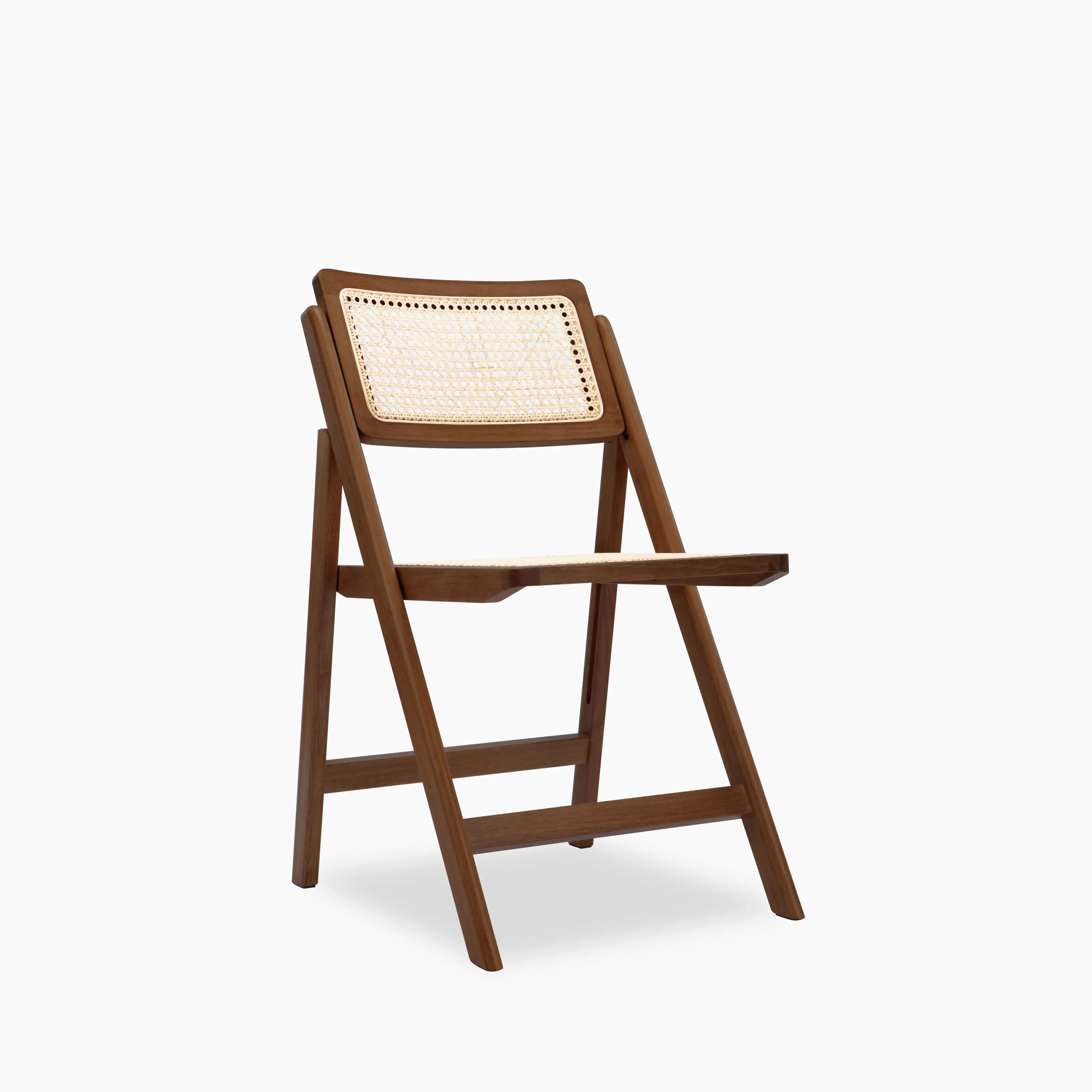 Elynn Folding Wooden Dining Chair | Walnut