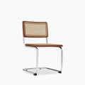 Kenton Dining Chair | Walnut & Chrome