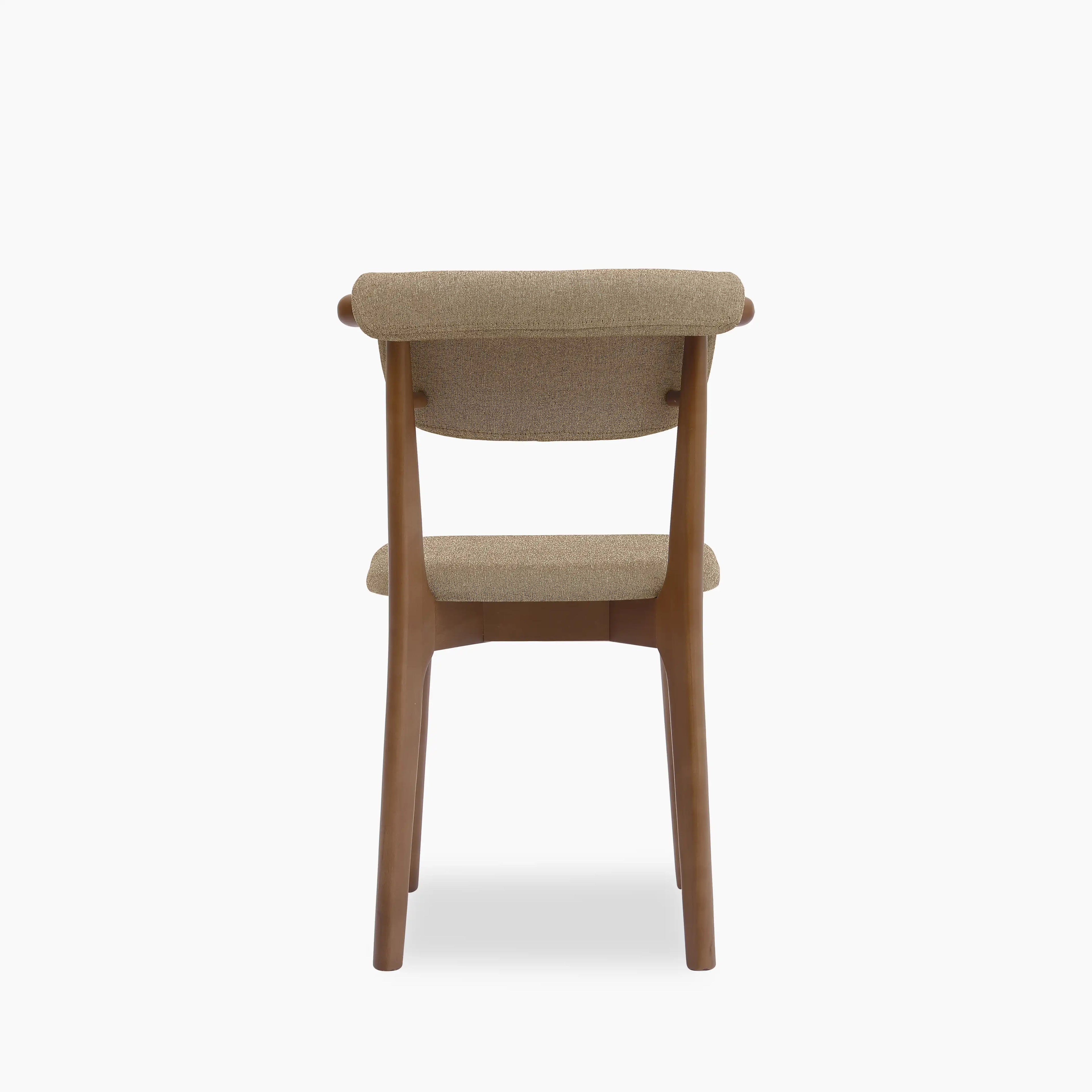 Nobu Dining Chair | Latte Sustainable Fabric & Walnut