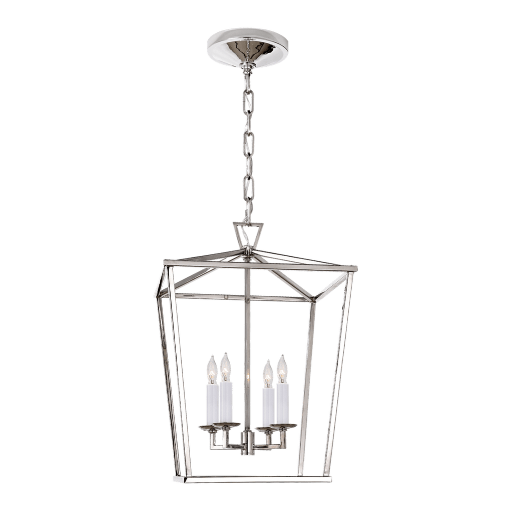 Darlana Small Lantern - Polished Nickel