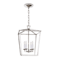 Darlana Small Lantern - Polished Nickel