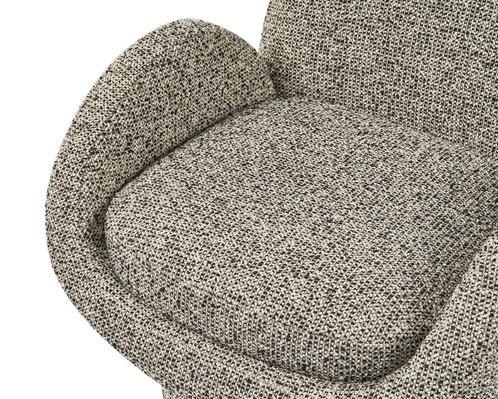 Arles Occasional Swivel Chair (Crib 5) - Dexter Sparkle Stone