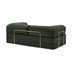 Nubo Compressed Emerald Green Sofa – High-Quality Compact Seating