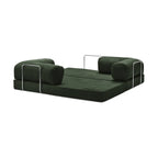 Nubo Compressed Emerald Green Sofa – High-Quality Compact Seating