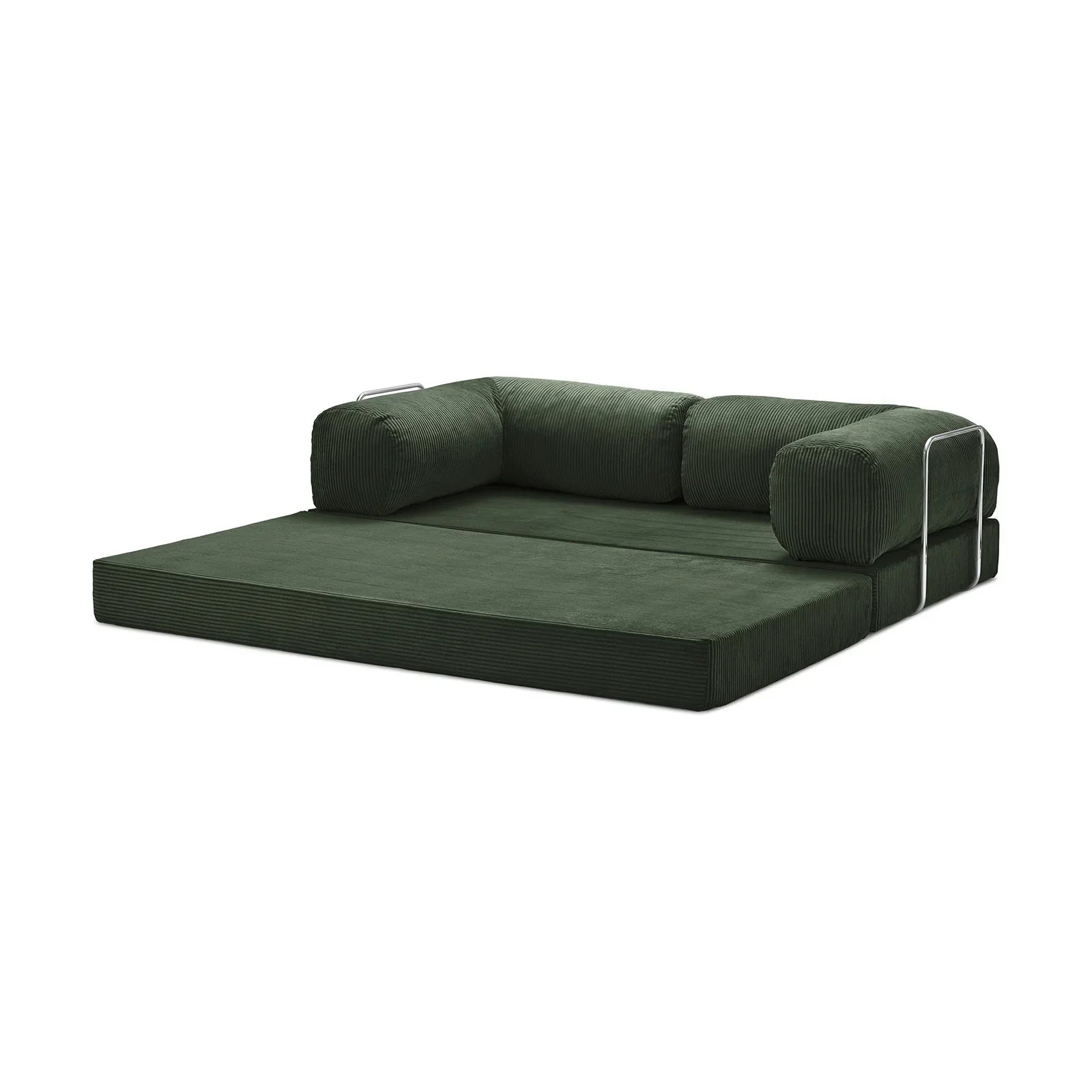 Nubo Compressed Emerald Green Sofa – High-Quality Compact Seating