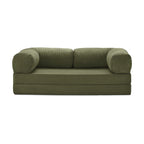 Nubo Compressed Sofa in Olive Green: Space-Saving Design