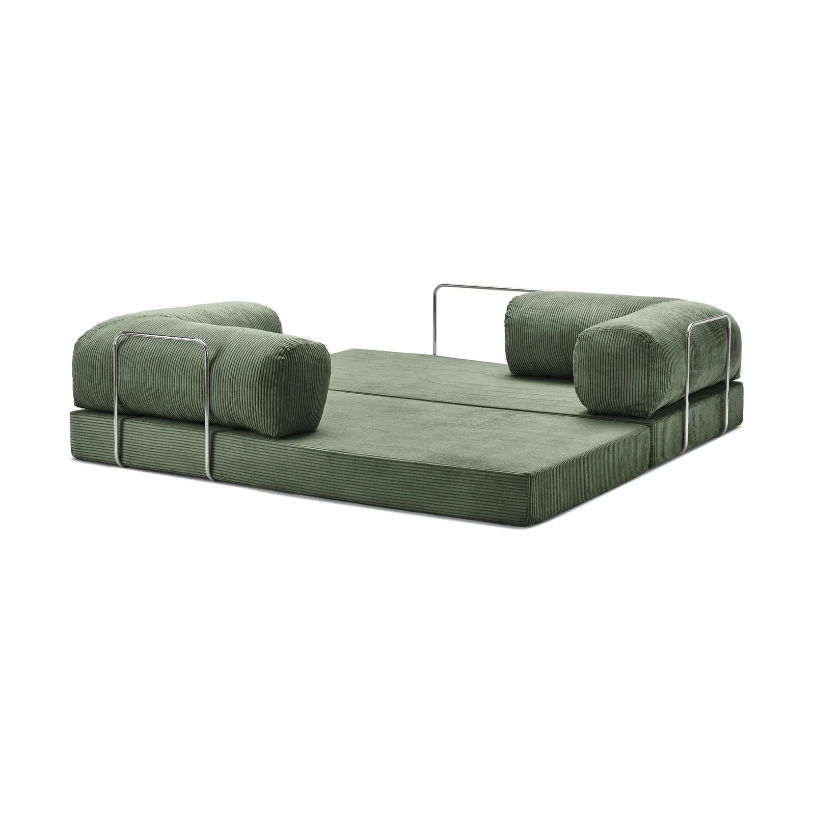 Nubo Compressed Sofa in Sage Green: Compact & Stylish Design