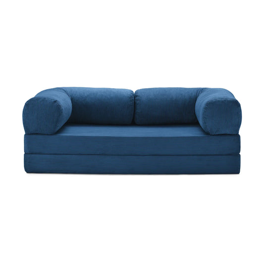 Nubo Compressed Blue Sofa – High-Quality Construction