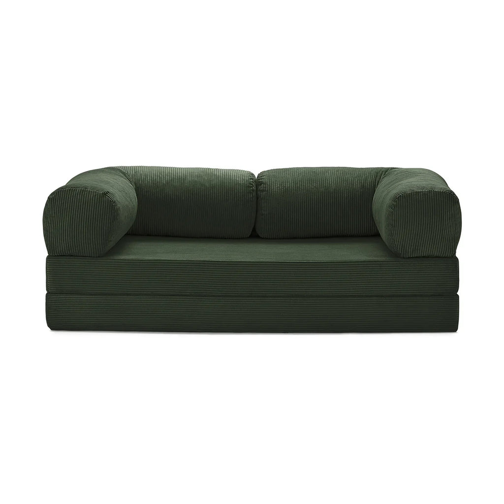 Nubo Compressed Emerald Green Sofa – High-Quality Compact Seating