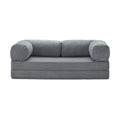 Nubo Compressed Gray Deep Tone Sofa - Same compact design, stylish appearance.