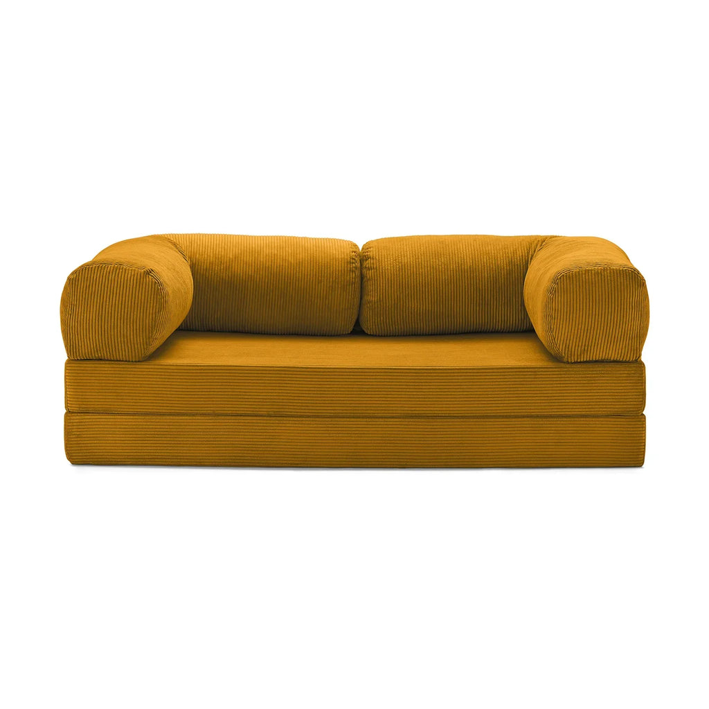 Nubo Compressed Mustard-Colored Sofa