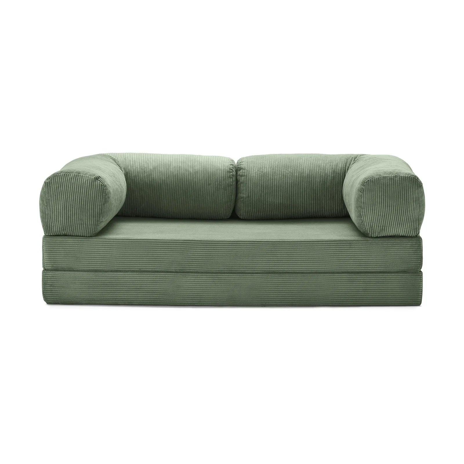 Nubo Compressed Sofa in Sage Green: Compact & Stylish Design
