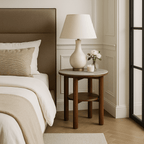 Willow Bedside Table - Tobacco Walnut