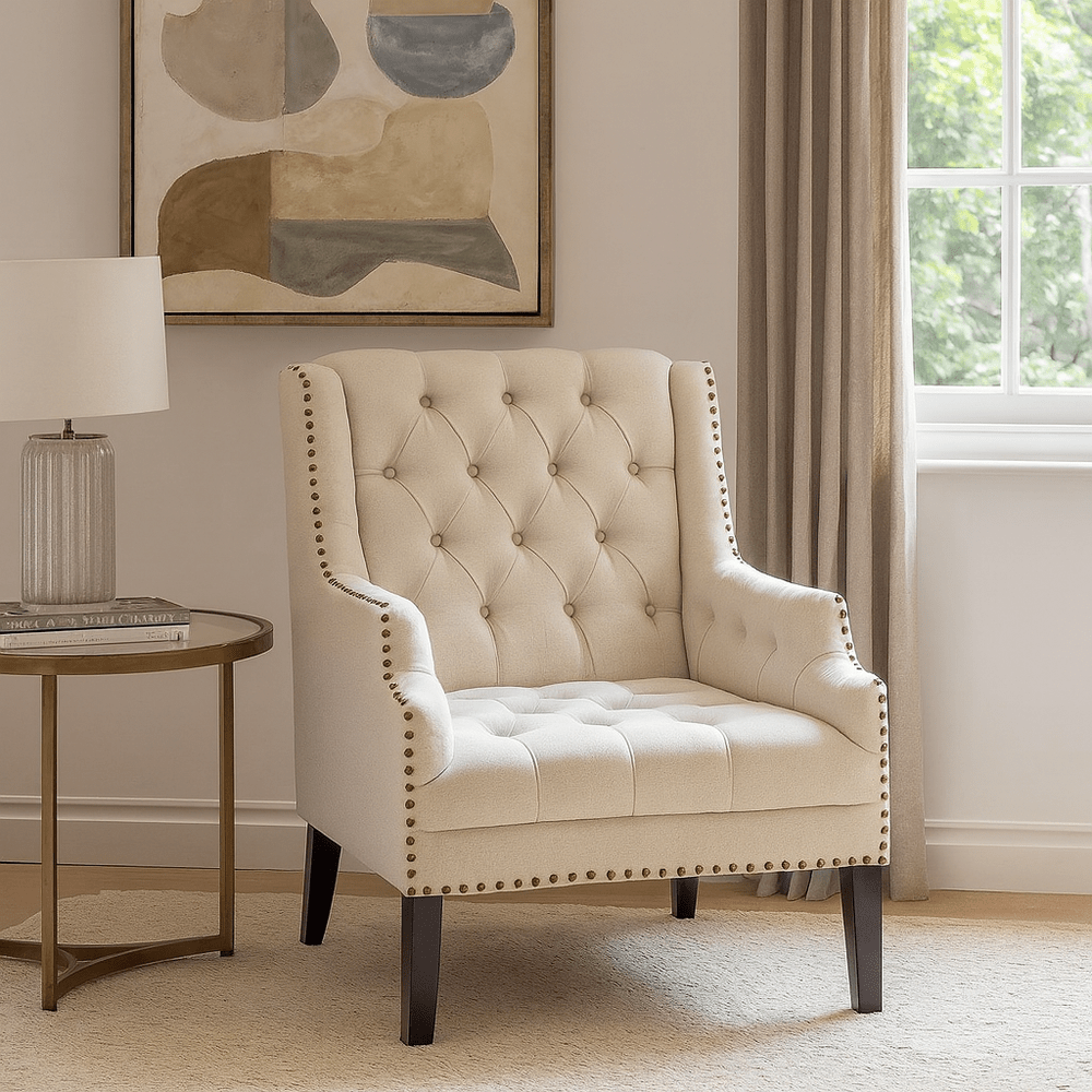 Bassett Armchair - Cream
